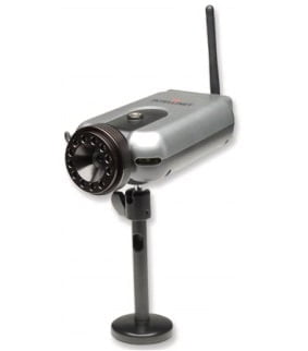 Intellinet MPEG4 CCD IR Camera, Wireless - 1/3" SONY Super HAD CCD image sensor for excellent image quality Up to 25 frames per second 550307
