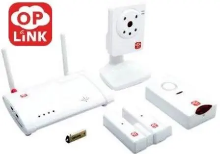 Oplink Connected C1S3 Triple Shield Wireless Security System Wireless Security & Monitoring and Surveillance Solution-includes:1 x OPU2120 6957576290516