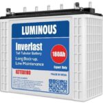 Solarix Luminous 12V 180AH Flooded Tall Tubular Battery- Tubular Plate Design ILTTEX180