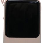 Viaking Power Bank 10000 mAh Capacity- Colour Light Pink, Input and Output Voltage 5V 2.4A, Includes Charging Cables For Micro USB, Type-C And Lightning, Built-In Dual LED Flash Lights, Built-In Battery Level Indicator, Micro USB, USB.20 and Type-C Charging Ports, Retail Box , 1 year Limited Warranty