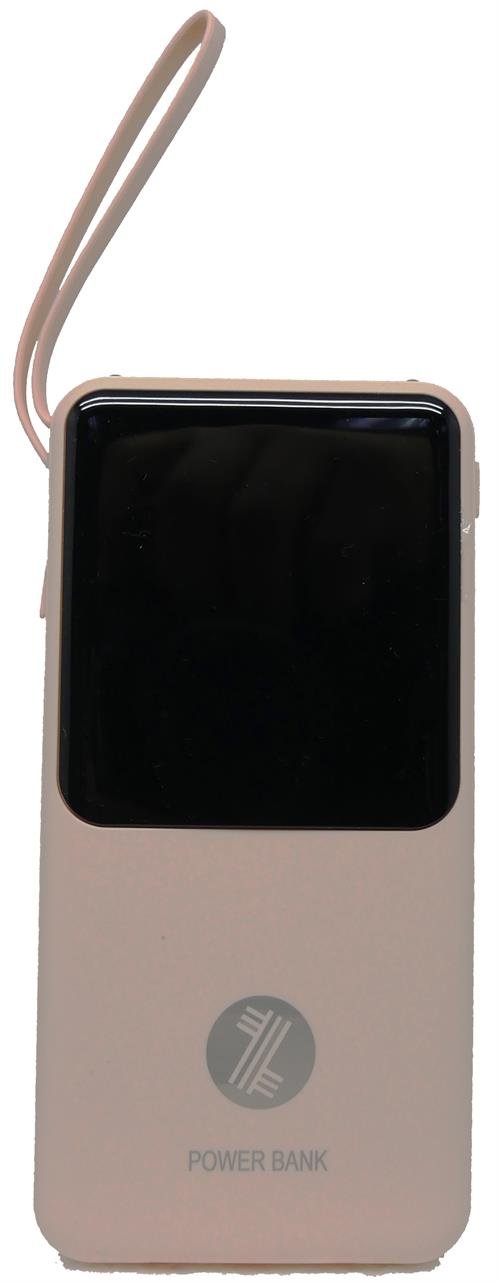 Viaking Power Bank 10000 mAh Capacity- Colour Light Pink, Input and Output Voltage 5V 2.4A, Includes Charging Cables For Micro USB, Type-C And Lightning, Built-In Dual LED Flash Lights, Built-In Battery Level Indicator, Micro USB, USB.20 and Type-C Charging Ports, Retail Box , 1 year Limited Warranty