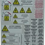 Solarix Hazard And Warning Installation Labels