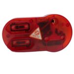 Solarix Red Surge Plug Adapter 2x2 6Amp (2 X 2Pin) PWR-ADA-2-3-SURG-RD