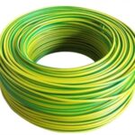 Solarix Insulated 6mm² Yellow And Green Earth Wire 100 Metre Roll SOLEW6MM100M
