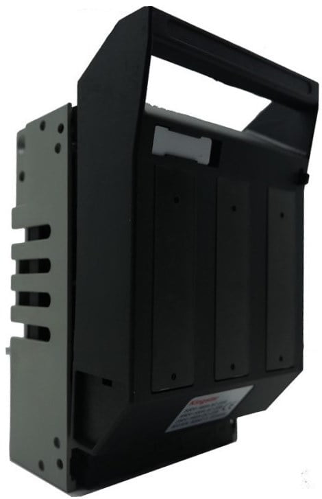 Solarix NT00 Horizontal Mount 3 Pole 160A DC Fuse Holder Box Sold as A Single Unit SOLNT00160A3POLE