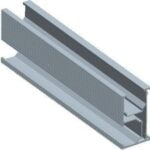 Solarix D Rail For Solar Panel Mounting- Length 4.3 Metres