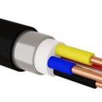 Solarix Surfix 6mm 4 Core With Earth Cable Black- Sold Per Metre SOLSFC6MM4CPMBK