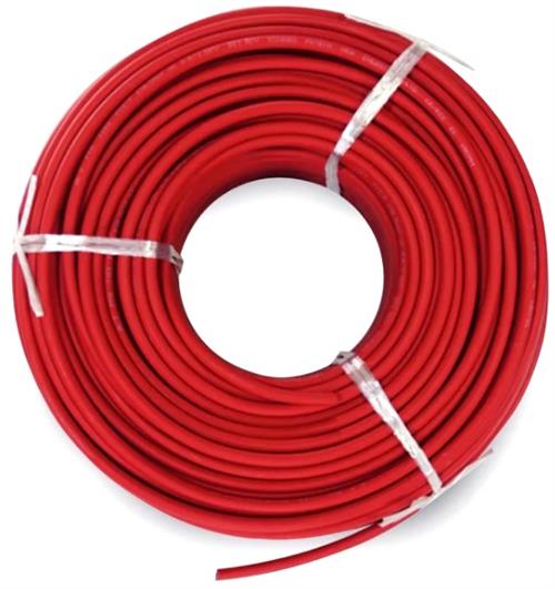 Solarix 6mm2 Single Core Solar Photovoltaic PV Cable Red 100 Metre Roll-