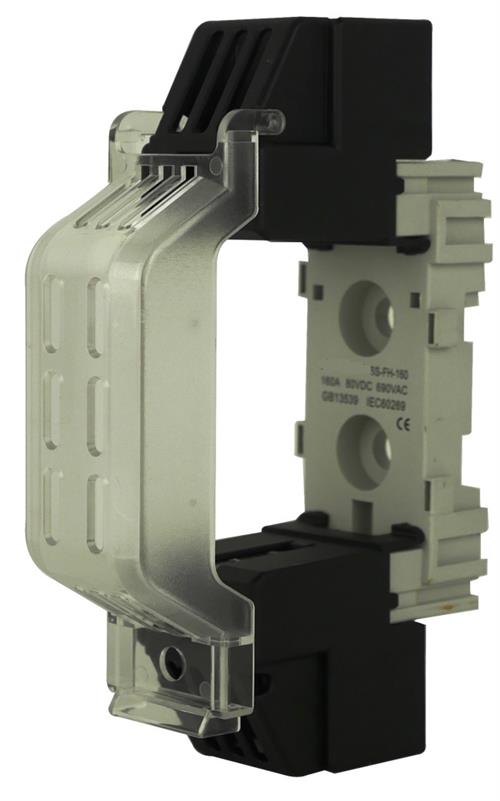 Solarix NT00 Rail Mount 1 Pole 160A DC Fuse Holder SOLSSNT00160A1PC