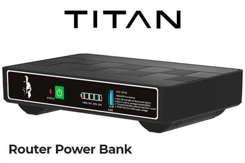 Titan Elecstor 18W Mini DC UPS 12000mAh TIT-ECO32700